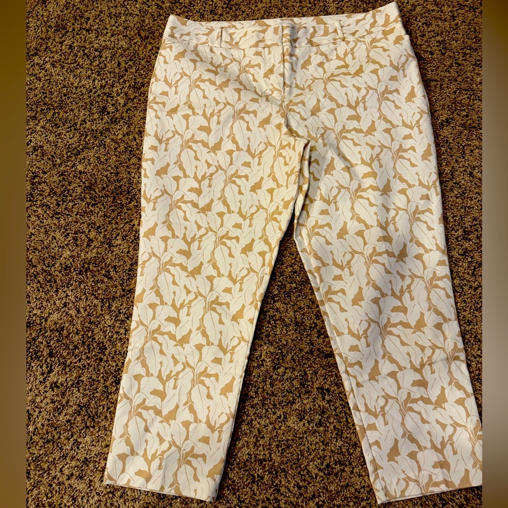 Floral Patterned crop pant 14P